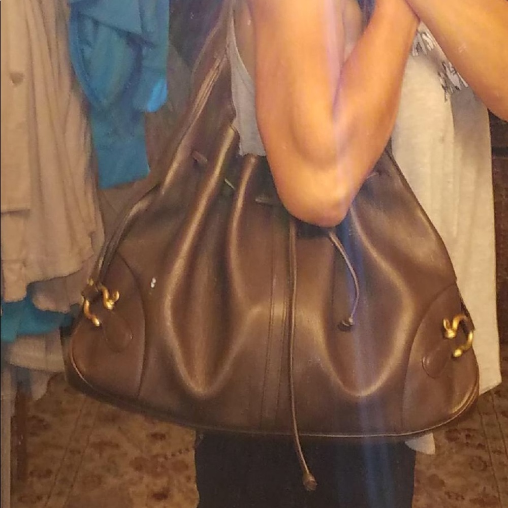 Leather Burberry Hobo Bag